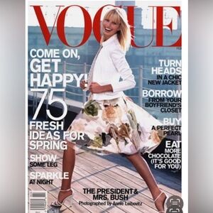 Louis Vuitton Floral Print Skirt sz 38 with LOUIS VUITTON detail